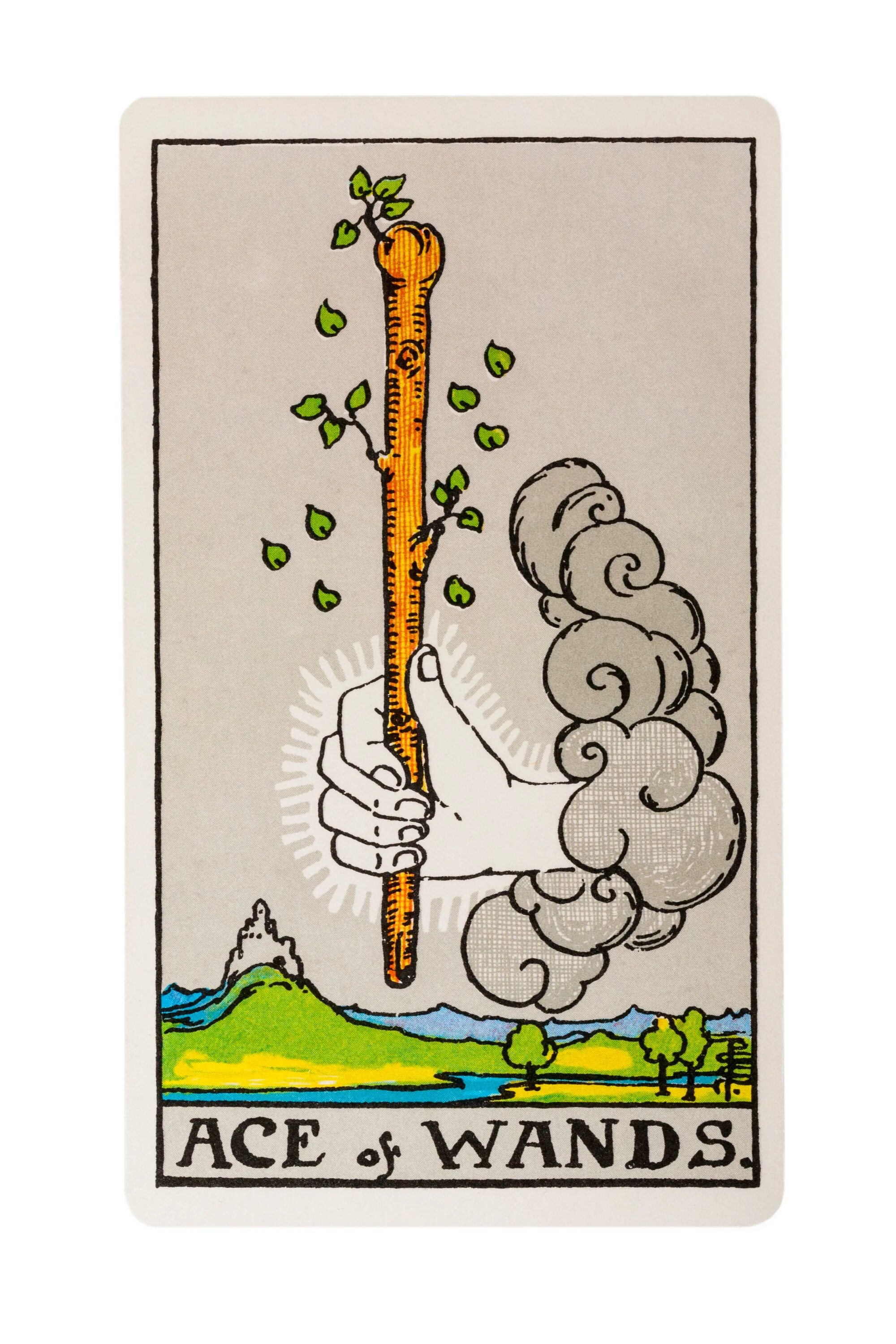 Что означает айс. Ace of Wands Таро. Карта Ace of Wands. Карта туз жезлов. Ace of Wands Wands.