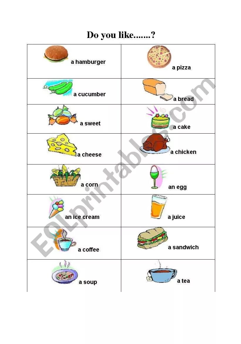 Did you like food. Do you like food worksheet. do you like food for kids. what food do you like worksheet. food you like worksheets.