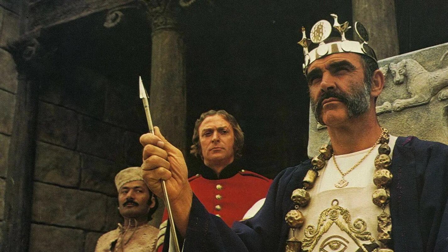 Где можно стать королем. Человек который хотел стать королем 1975. Человек, который хотел быть королём (фильм). Шон Коннери в роли короля. Шон Коннери Король Артур.