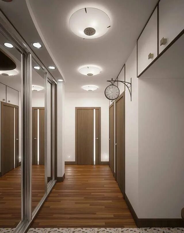 Поставь свет в коридоре. Освещение в коридоре. Освещение в прихожей. Светильники в коридор. Светильники в длинный коридор.