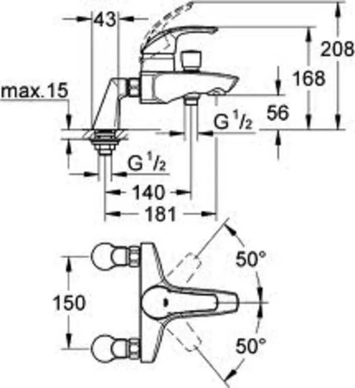 Смеситель Grohe Eurosmart для ванной схема. Смеситель Grohe схема монтажа. Смеситель Иддис размер гайки крепления смесителя. Смеситель для ванны схема