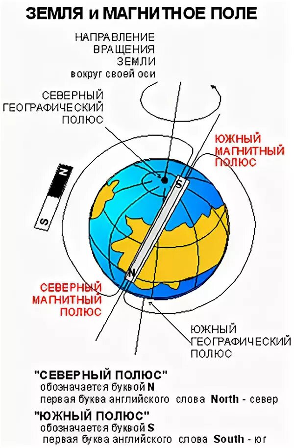 Где находится южный полюс земли физика