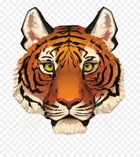 Морда тигр рисунок