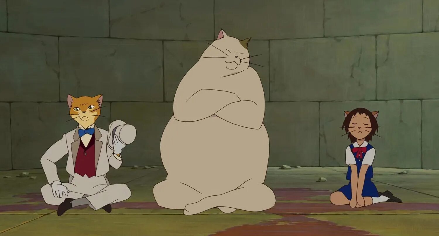 возвращение кота барон. возвращение кота миядзаки. возвращение кота аниме от хаяо миядзаки. возвращение кота 2002. возвращение кота хироюки морита 2002.