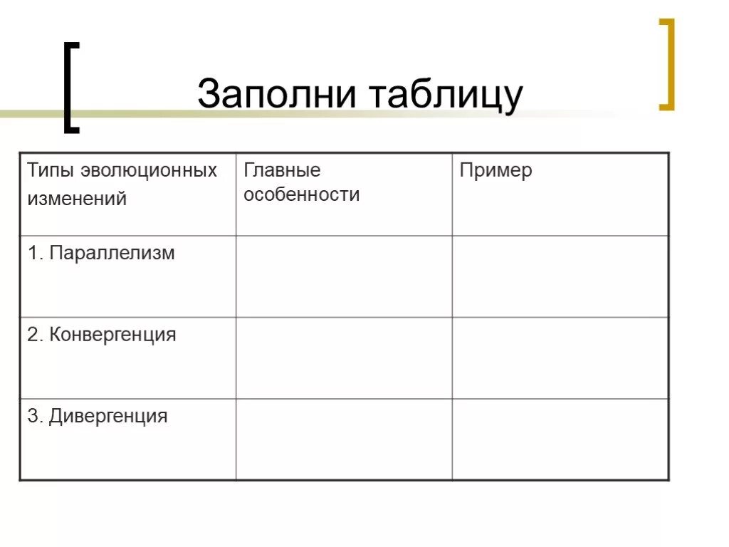 Типы эволюционных изменений таблица. Таблица типы эволюционных изменений по биологии 9 класс. Типы эволюционных изменений 9 класс биология. Таблица по биологии типы эволюционных изменений.