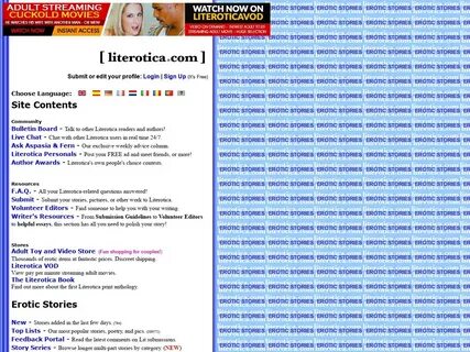Literotica Review - أفضل مواقع قصص الجنس مثل literotica.com 