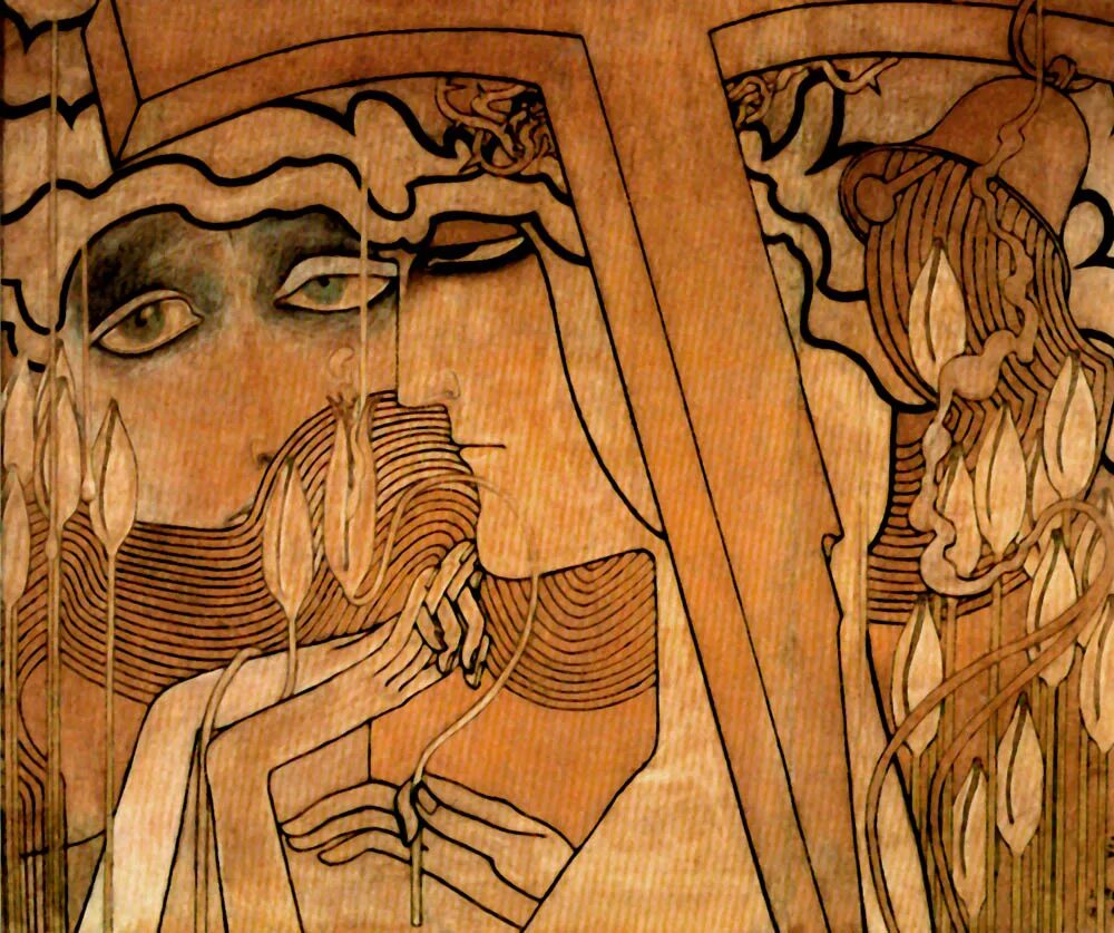 Jan Toorop картины. Искусства удовлетворения