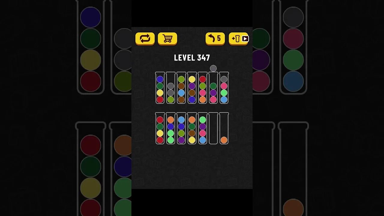 347 уровень. Color sort 107 уровень. ball sort special level after 1030. решение ball sort level 113. уровень 347.