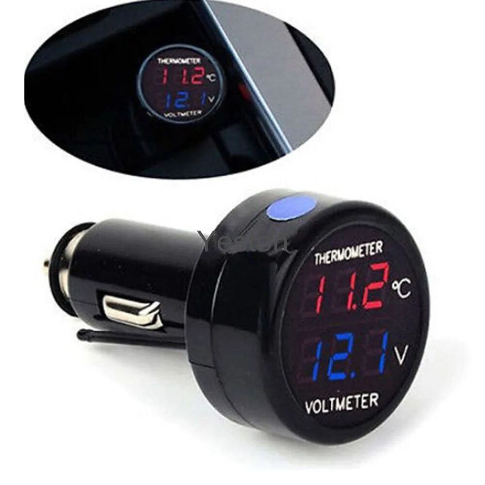 вольтметр в прикуриватель вм-01 (0-30в) вымпел. вольтметр автомобильный цифровой 12v в прикуриватель. вольтметр автомобильный цифровой 12v. вольтметр автомобильный цифровой 12v в прикуриватель. жк автомобильный вольтметр с термометром.