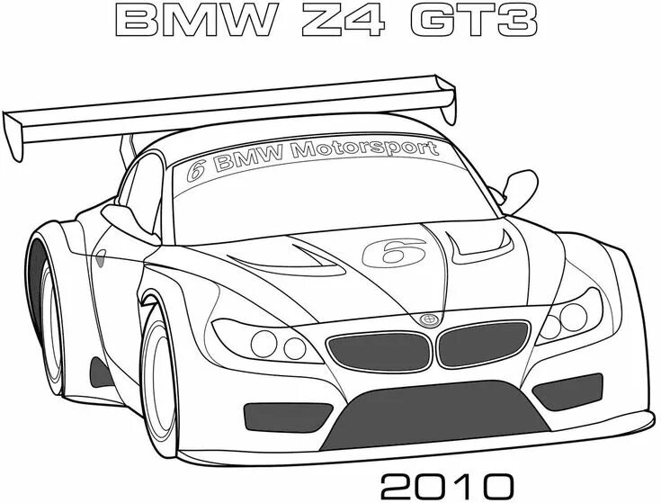 Bmw раскраска для детей распечатать BMW Coloring Pages
