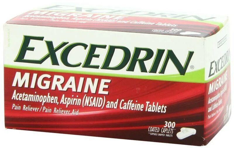 Обезболивающее при мигрени. Препарат от мигрени экседрин. таблетки scs excedrin migraine - 300 шт.. экседрин мигрень таблетка. американские таблетки от мигрени.