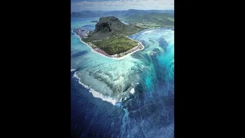 Подводный водопад маврикий фото