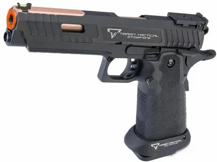 Купить EMG TTI Licensed JW3 2011 Combat Master Airsoft GBB Pistol Custom Is...