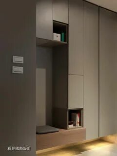 Парящий шкаф в прихожую