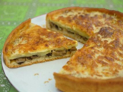 Пирог с картошкой в духовке без дрожжей