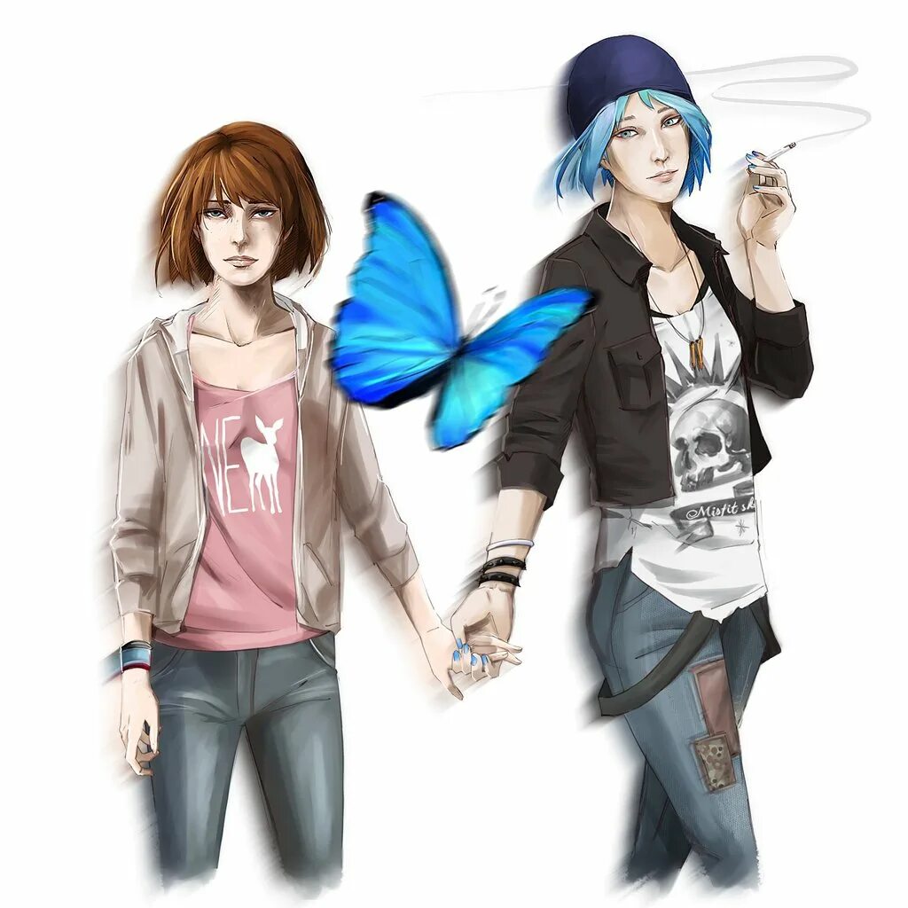 Life is strange i. Chloe Price and Max Caulfield Art.