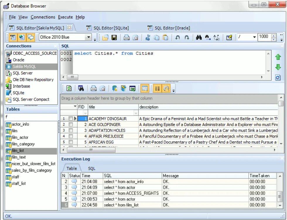 Select from клиент. База данных sqlite. программы для бд. select access. sql бд.