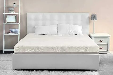She s got a white bed
