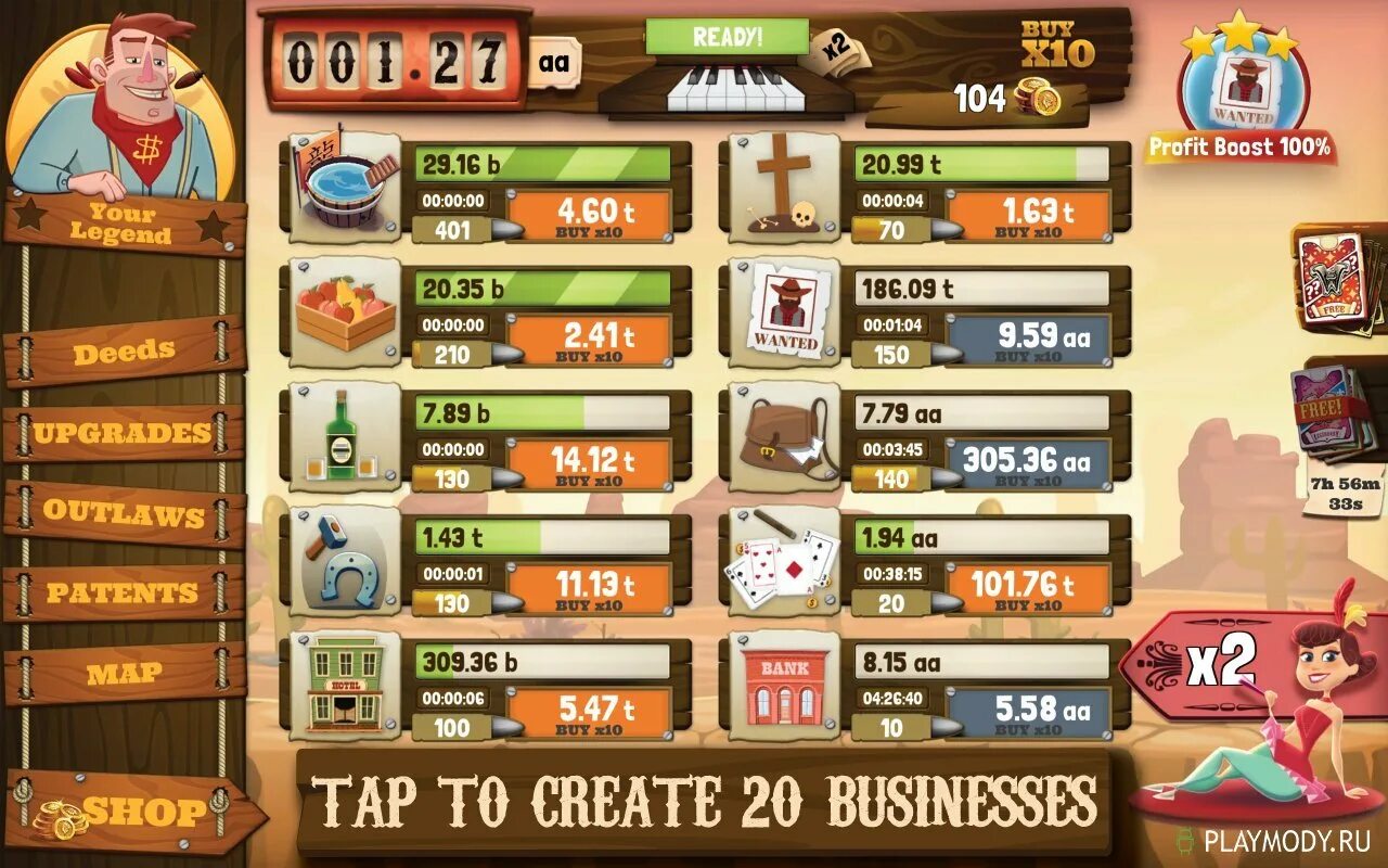 Idle clicker много денег. Wild west saga: idle tycoon.... wild west clicker game tap. wild много денег. игра tap magnat.