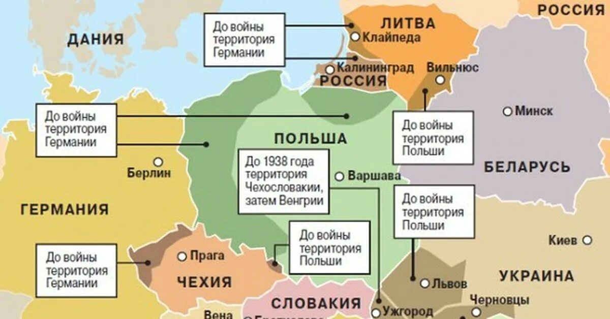 Территория Польши после 1945. Границы Польши после 1945. Границы Германии до 1945. Границы Польши до 1945 года карта.