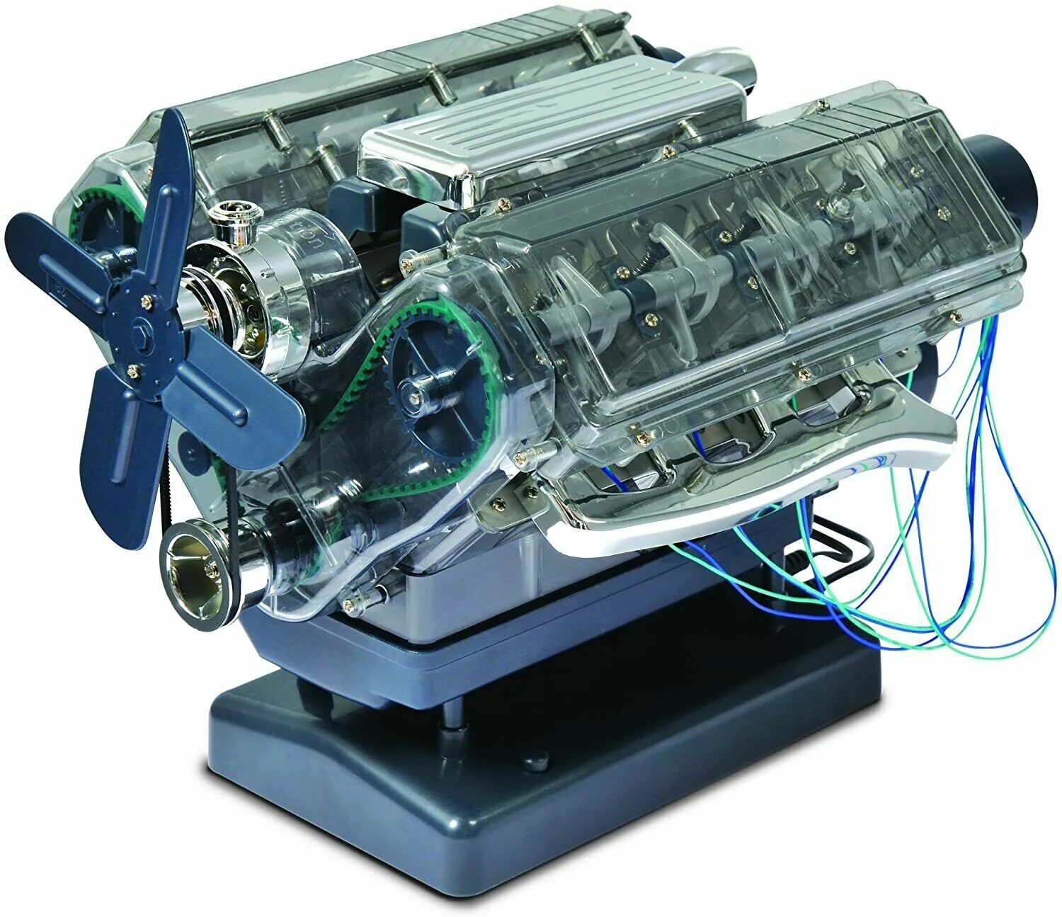 Набор для сборки модели Qiddycome "двигатель внутреннего сгорания v8". Мотор v8. ДВС v8. Мини ДВС v8. Модель двигателя что писать