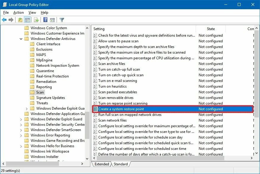 Use local config