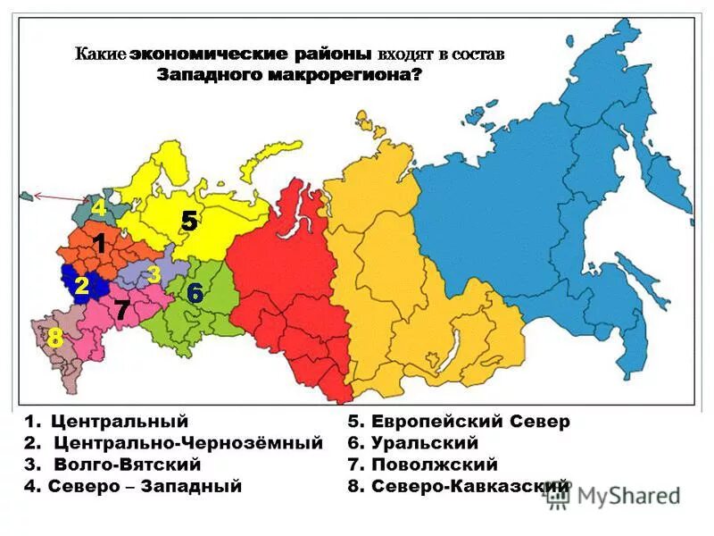 Границы экономических районов россии на карте. Экономические районы Западного макрорегиона. Западный макрорегион России экономические районы. Границы экономических районов России. Экономическое районирование карта.