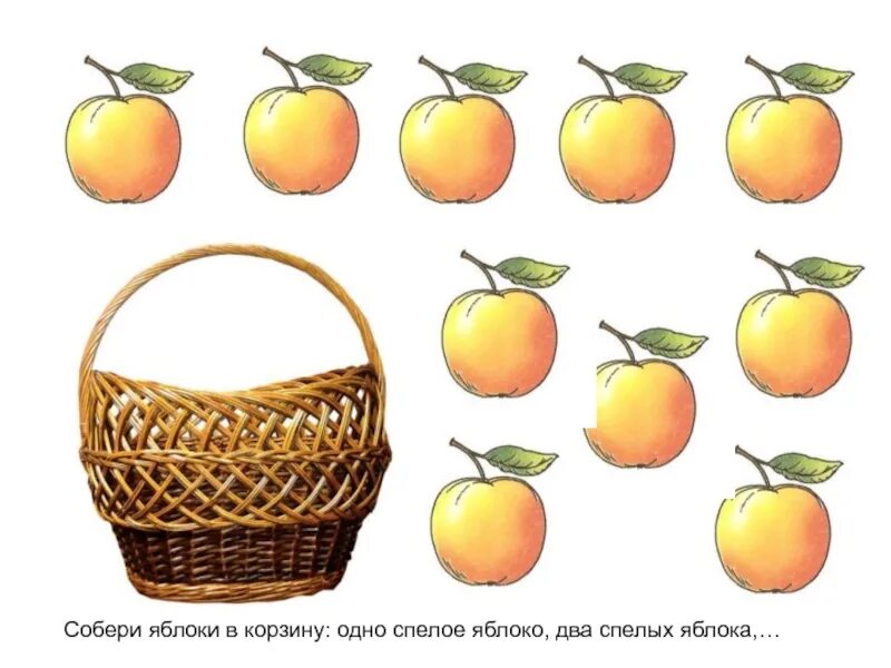 Игры 2 яблока. Собери яблоки в корзину. Математические яблочки для детей. Собери яблоки в корзинку. Яблоко задания для дошкольников.