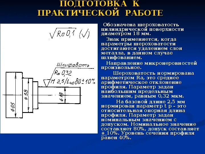 Уроки точности. Ra2,5 шероховатость поверхности на чертеже. Ra 6/3 шероховатость обозначение. Rz630 шероховатость. Шероховатость металла 10 мкм.