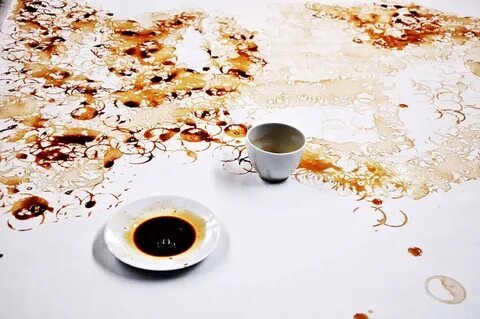 Coffee stain