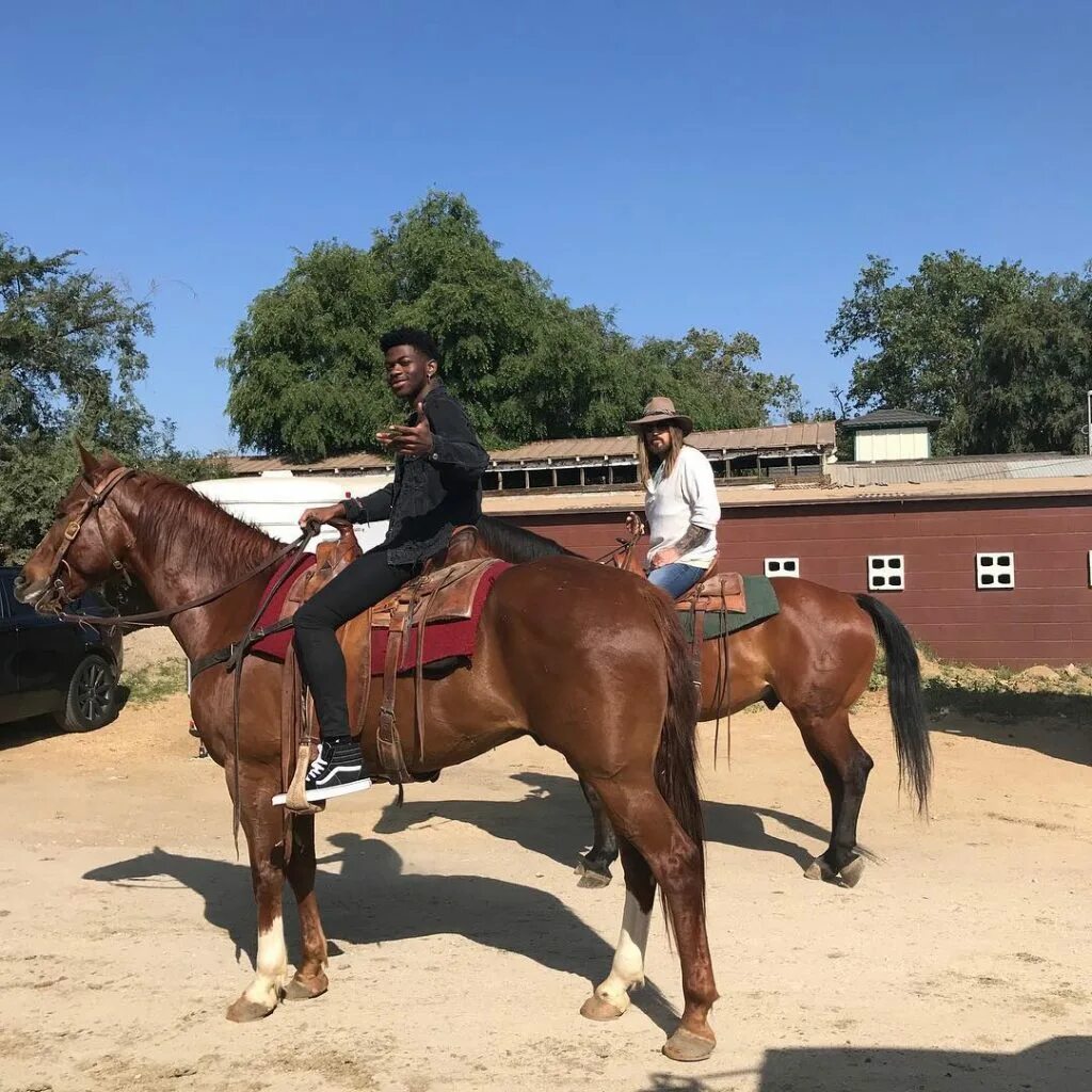 Old town road horses. Old Town Road танцует на лошади. Cousin Horsey riding back.