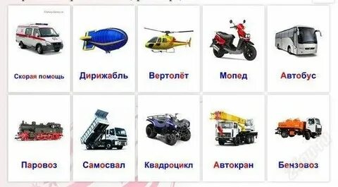 Карточка наземный транспорт