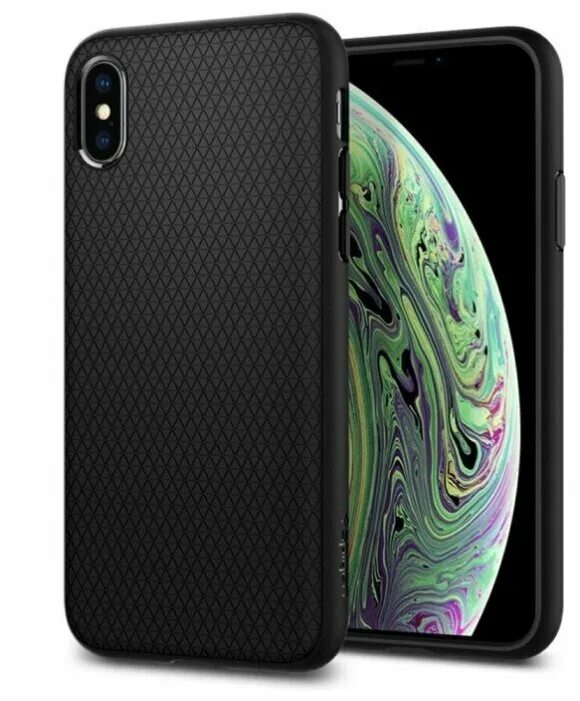 Iphone xs черный. Чехол Spigen Liquid Air (063cs25114) для Apple iphone x/XS. Iphone XS Black. Чехол на айфон XS.
