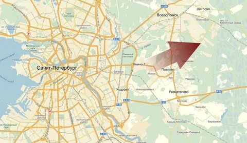 Кудрово петербург карта