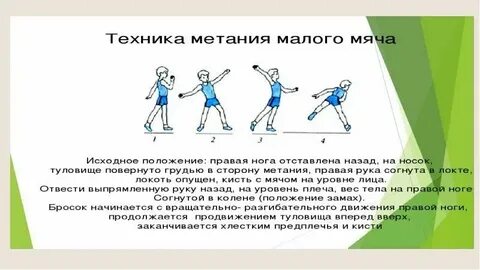 Метание малого мяча на дальность 5 класс