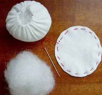 Снежки своими руками для детского