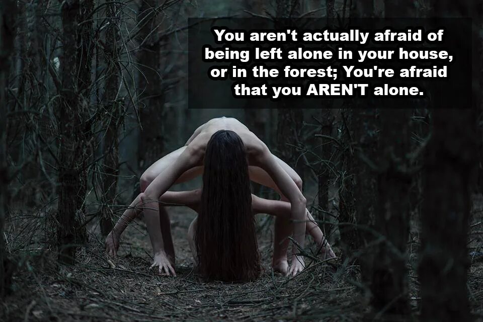 Being left. Being left Alone.