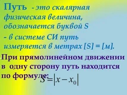 Проекция перемещения скалярная величина