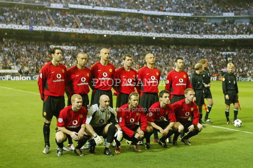 Манчестер Юнайтед 2003. Манчестер Юнайтед Реал 2003.