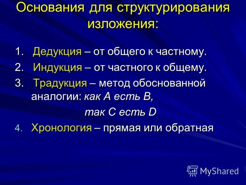 Пример дедукции и индукции из жизни. Что такое дедукция - достоинства и недостат