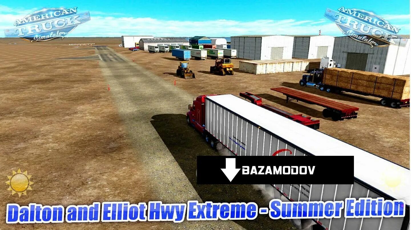 ATS Dalton Highway. Карта «Dalton and Elliot Summer». Dalton Hiway для ATS 1.35. Сохранение для карты Dalton and Elliot Winter v1.0 для American Truck Simulator (v1.36.x). Карты для атс 1.49