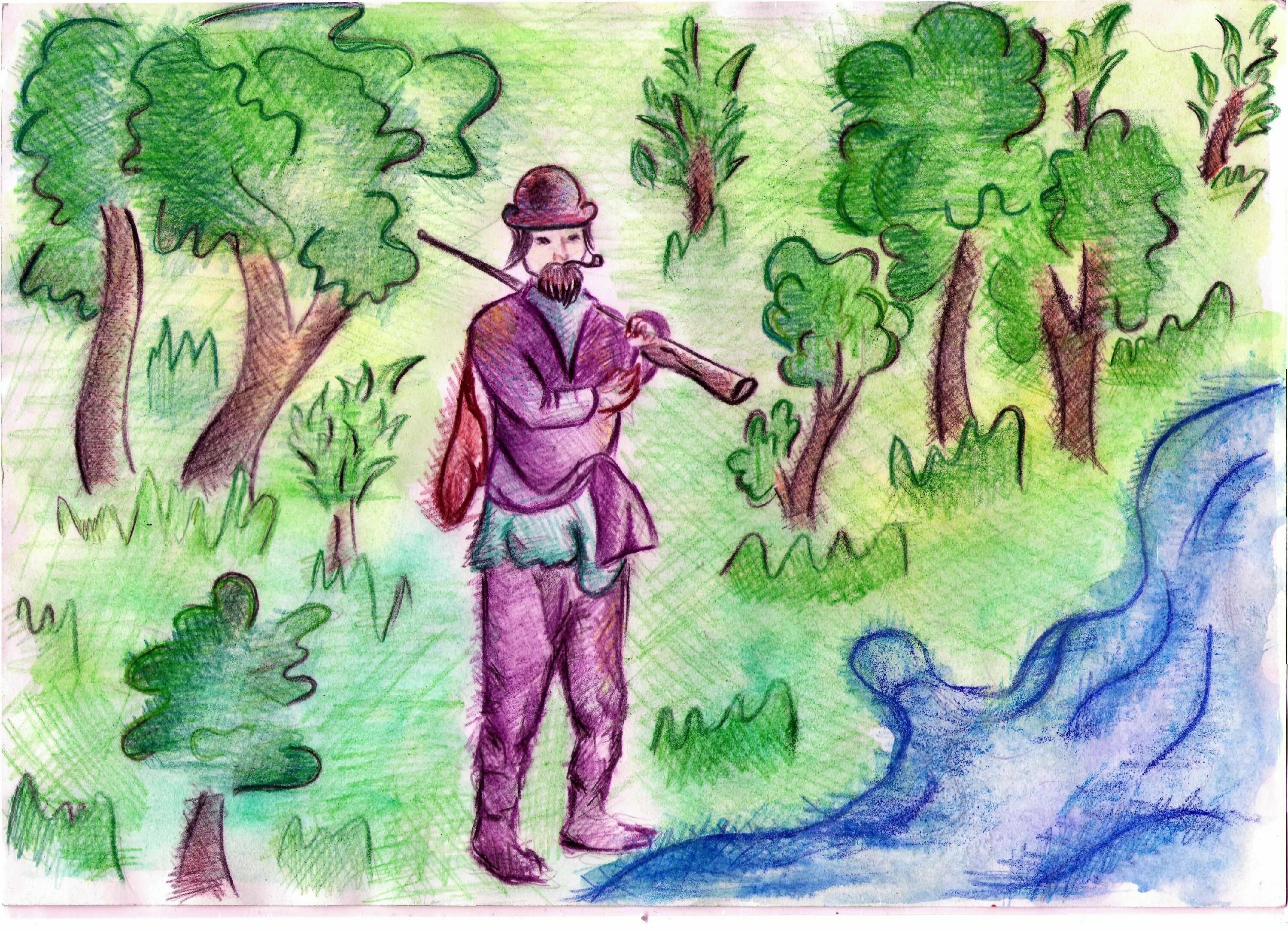 Иллюстрация к рассказу Маттео Фальконе. Иллюстрация к рассказу Васюткино озеро. Маттео Фальконе рисунки к произведению. Иллюстрация Васюткино озеро 5 класс. Васюткино озеро маршрут васютки рисунок