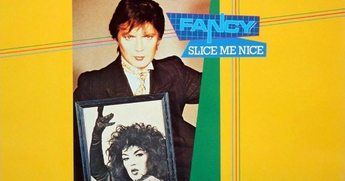 Fancy slice. Фэнси 1984. фэнси в молодости. фэнси немецкий певец в молодости. fancy slice me nice 1984.
