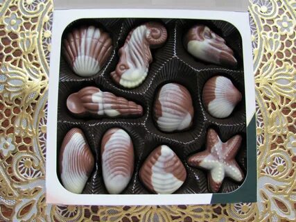 Шоколад ракушки