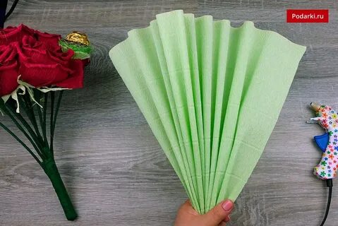 Как сложить бумагу для букета