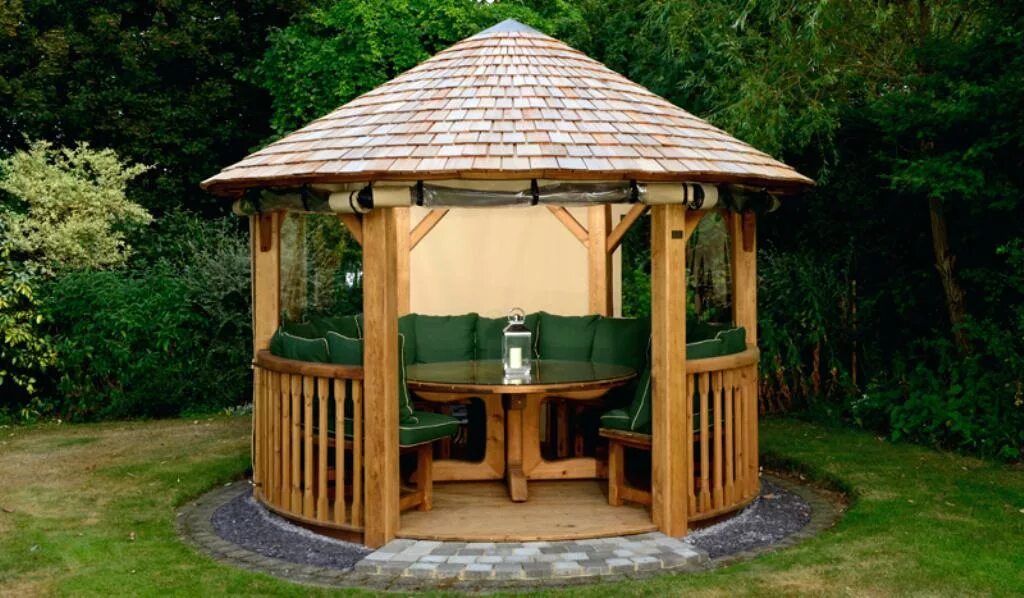 Клевые беседки. Wooden Gazebo беседки. Ротонда шестиугольная. Круглая беседка для дачи. Беседка круглая деревянная.