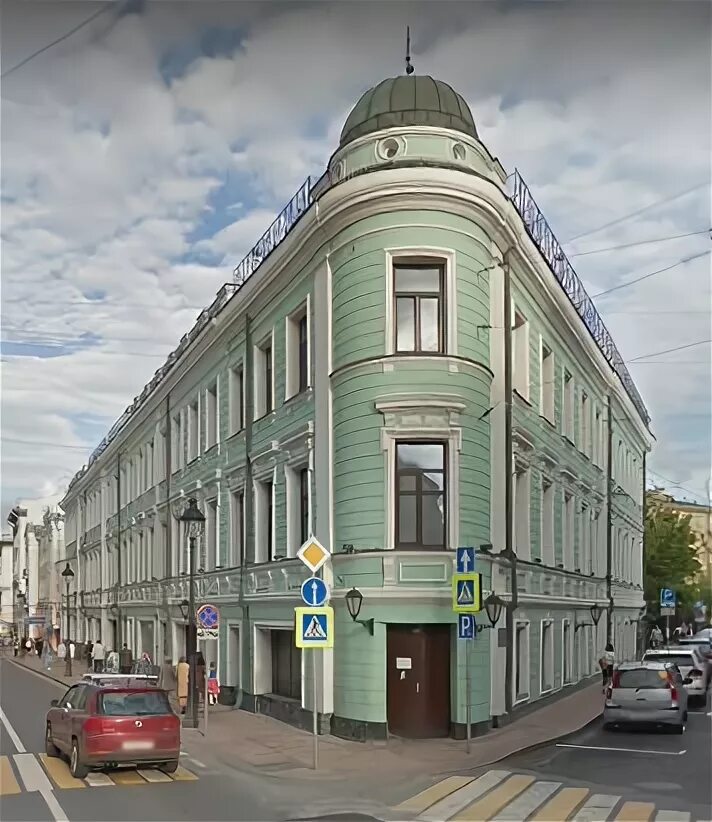 Москва, ул. 46/17, стр. 1. Большая никитская 17 стр 1. Особняк купца булошникова.