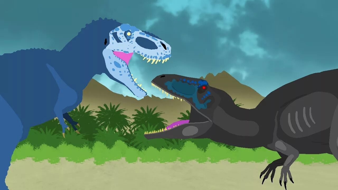 Гигантозавр против. Спинозавр Руди. Индоминус рекс против Руди. Руди динозавр и Спинозавр. Тиранозавр Спинозавр гигантозавр.