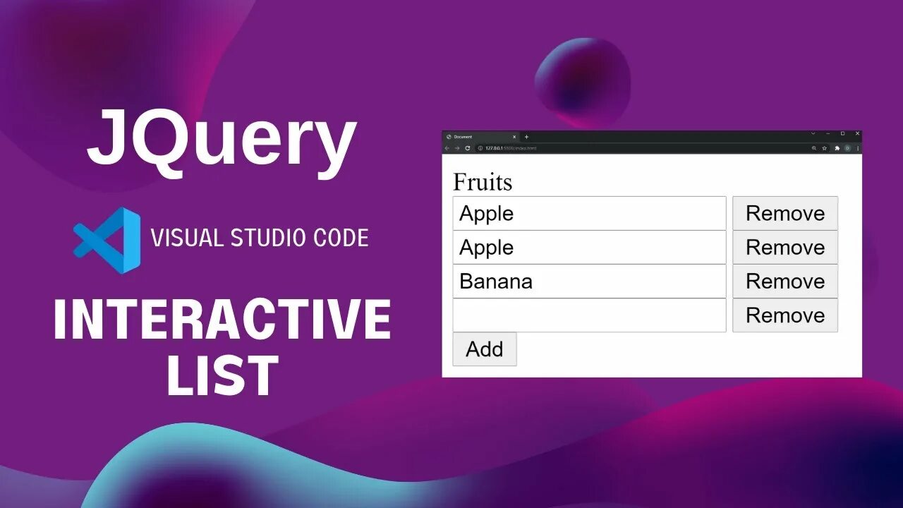 Jquery add. JQUERY list. JQUERY remove add list.