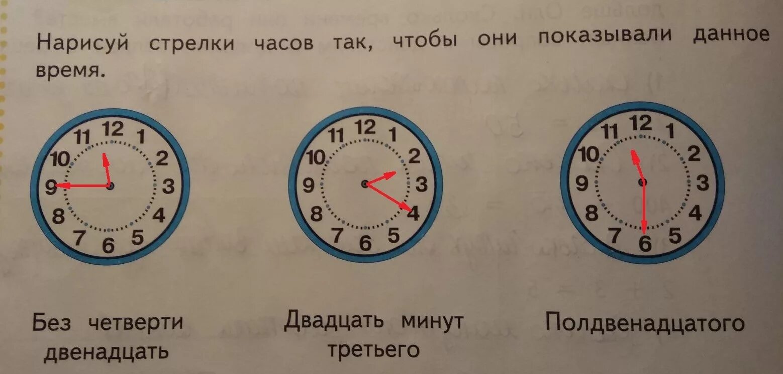 Часы без четверти. Без четверти два часы со стрелками. Без четверти двенадцать. Без четверти час на часах.